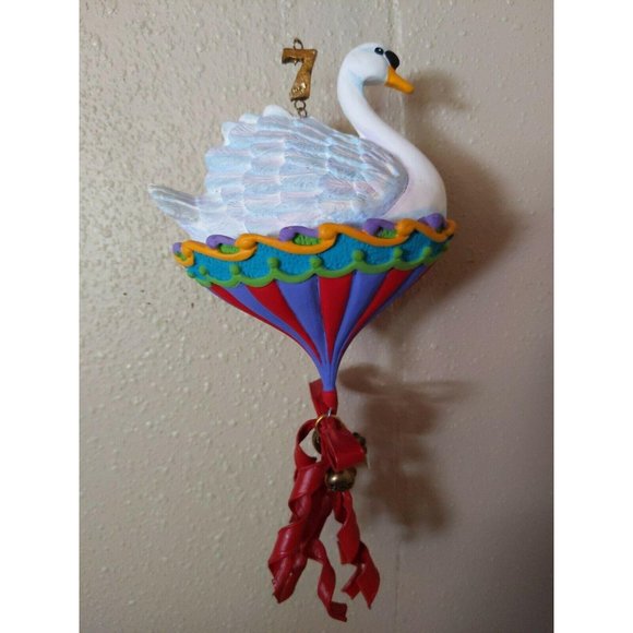 Rare Dept 56 "Seven Swans A-Swimming" 12 Days of C